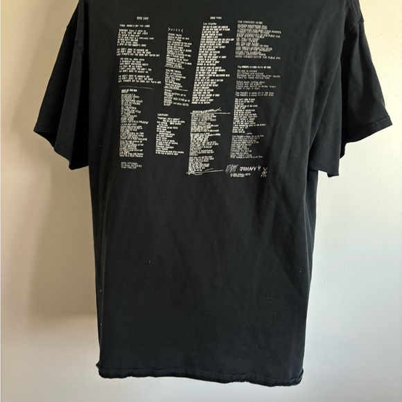 X Band - Black Short Sleeve Tee with Bold Graphic Design - Picture 2 of 3
